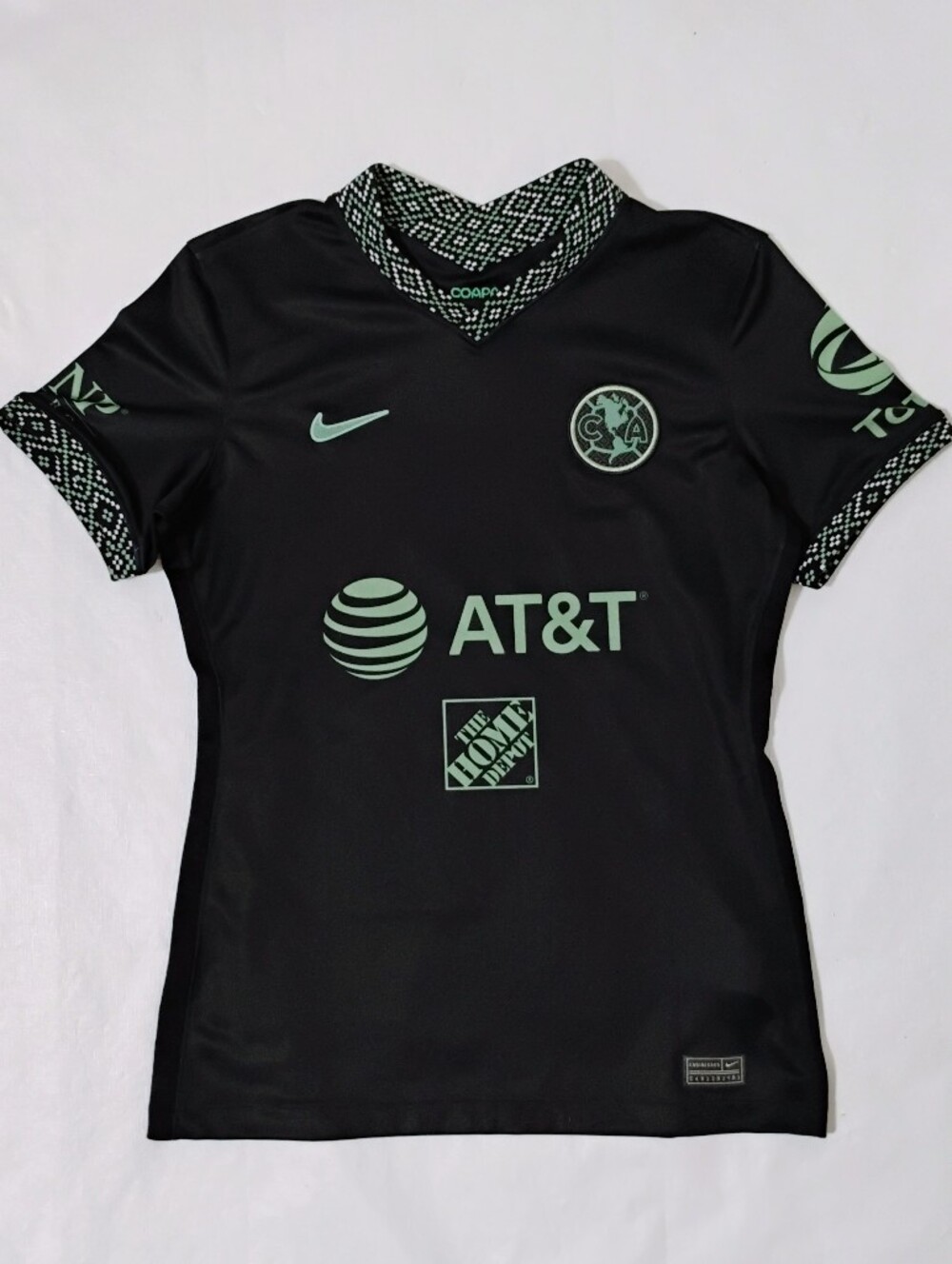 Women's Nike Club America 21/22 Third Jersey Black/Teal Size Small